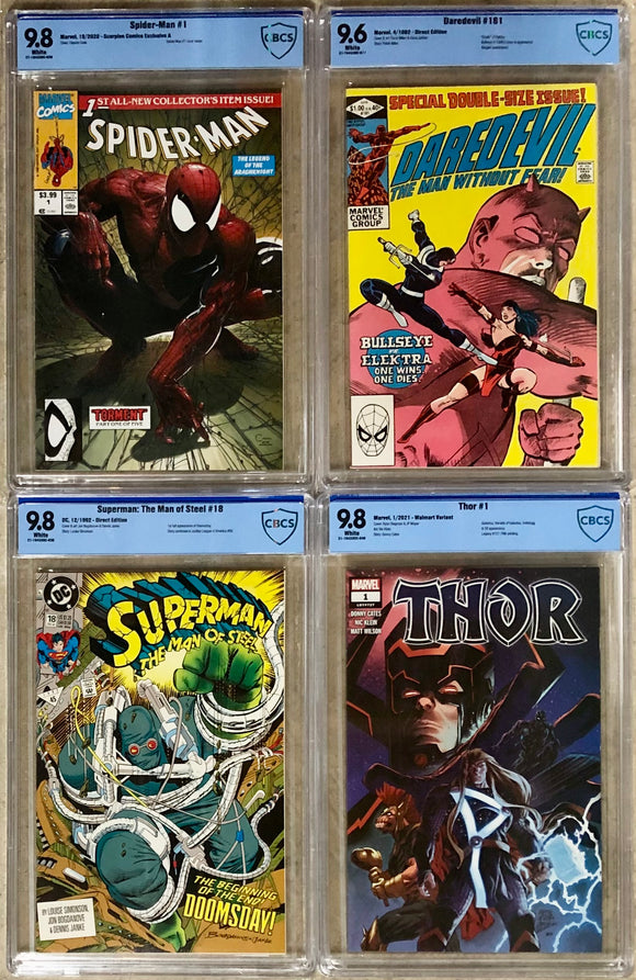 Aubrey's Standard Grading Submissions - Comic Books